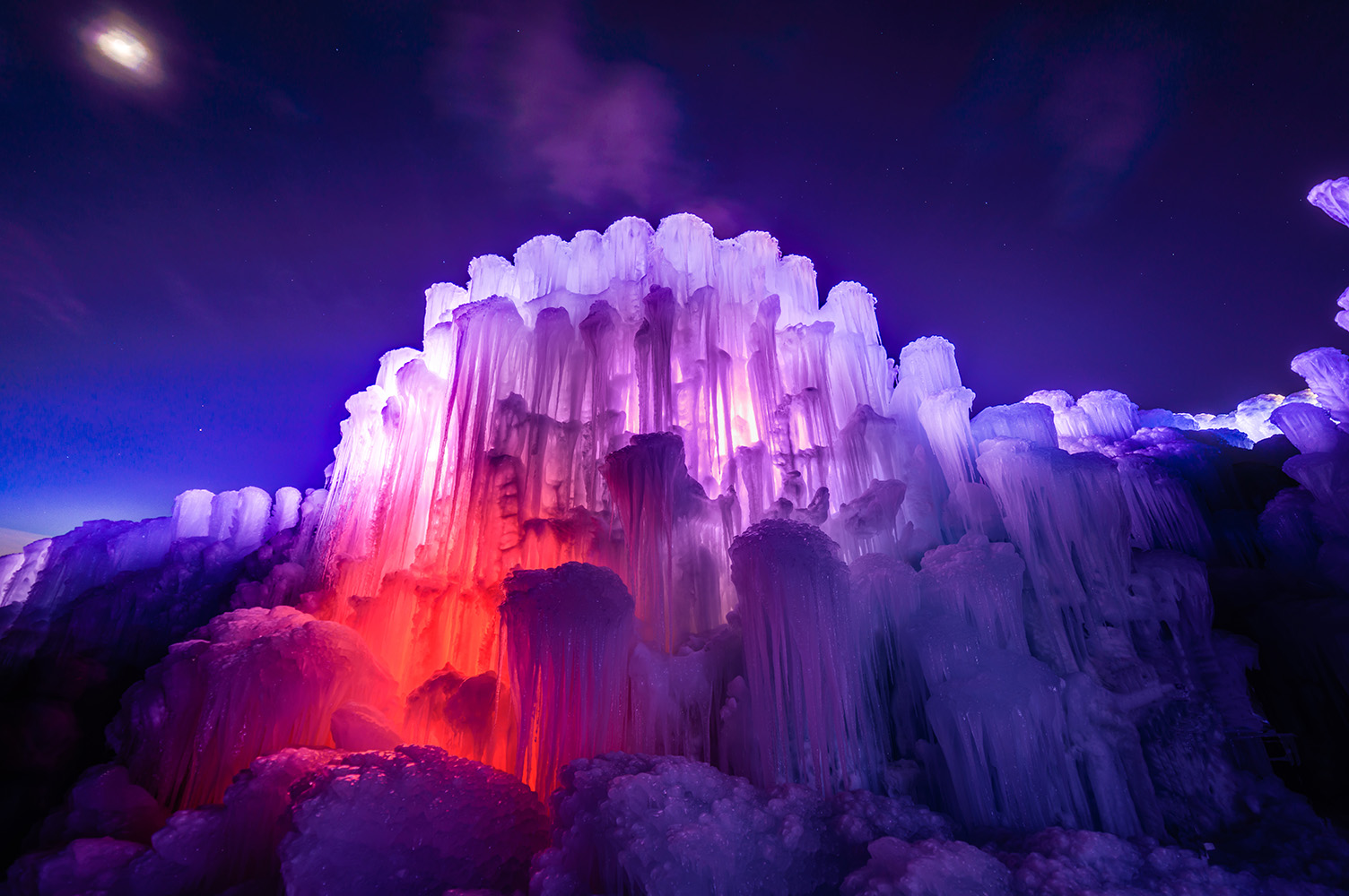 Ice Castles The Festival Commons at Charles R. Wood Park